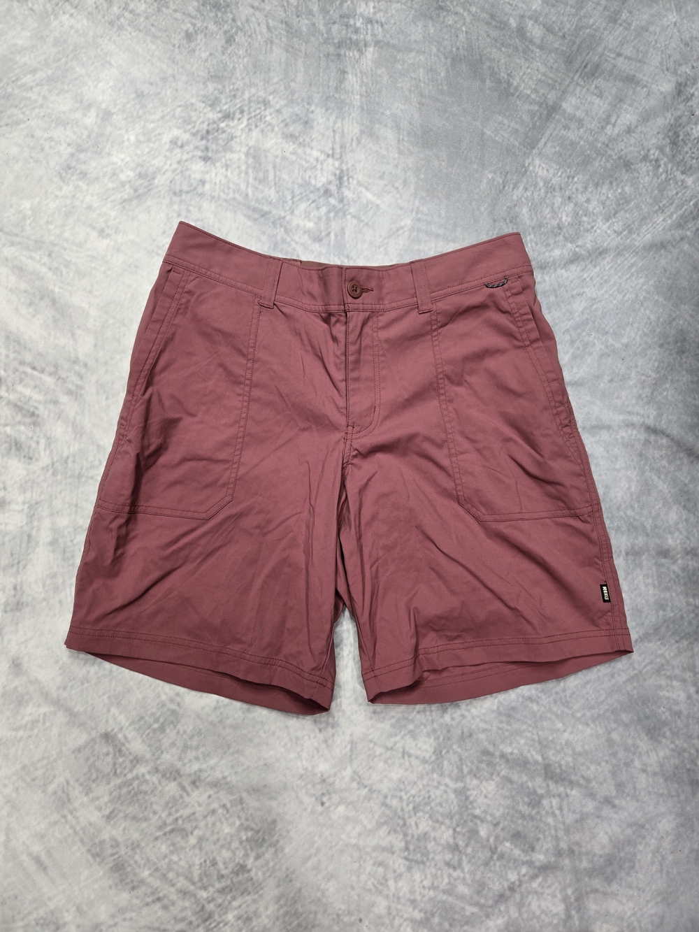 Women’s REI Hiking Ca.ping Fishing Shorts Red Nylon Excellent Condition